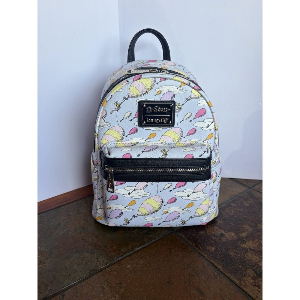 Loungefly Dr Seuss Oh The Places You'll Go! Balloons Mini Backpack NWT